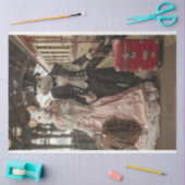 Victoriaans Reizende Muizen Decoupage Tissuepapier (Craft)