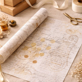 Victoriaans Reverie Collage Tissue Paper Tissuepapier