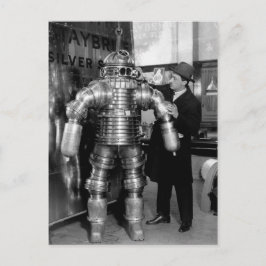  Victoriaans robot-duiksoep Briefkaart
