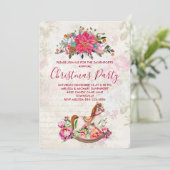 Victoriaans Rocking Horse Kerstfeest Kaart (Staand voorkant)