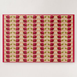 Victoriaans rode roos legpuzzel