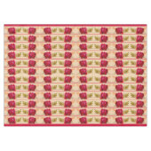 Victoriaans rode roos tafelkleed (Voorkant (Horizontaal))