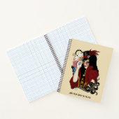 Victoriaans rode steampunk zwarte octopus notitieboek (Binnen)