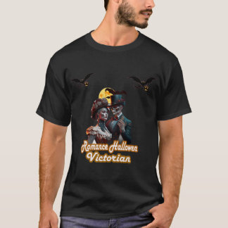 Victoriaans Romance Hallowen V-hals T-shirt
