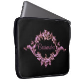 Victoriaans Romantic Steampunk Persoonlijk Laptop Sleeve (Voorkant Rechts)