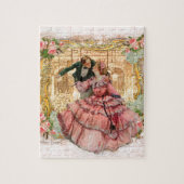 Victoriaans Romantisch koppel op een dans Legpuzzel (Verticaal)