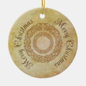 Victoriaans Romantisch Steampunk Antiek Keramisch Ornament (Voorkant)