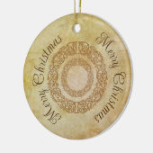 Victoriaans Romantisch Steampunk Antiek Keramisch Ornament (Links)