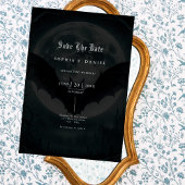 Victoriaans romantische gotische bruiloft save the date