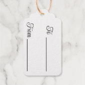  Victoriaans romantische kerst Cadeaulabels (Achterkant)