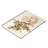  Victoriaans Romantische Rozen Notitieboek (Linkerzijde)