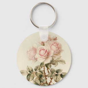 Victoriaans Romantische Rozen Sleutelhanger
