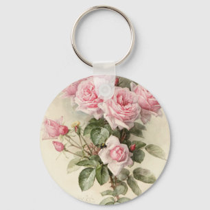 Victoriaans Romantische Rozen Sleutelhanger