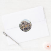 Victoriaans Ronde Sticker (Envelop)