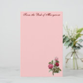 Victoriaans Roos, aangepast briefpapier