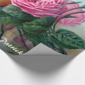  Victoriaans Roos - Aangepast opvulpapier Cadeaupapier (Hoek)