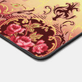 Victoriaans roos elegant florale vintage bureaumat (Hoek)