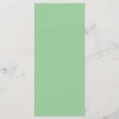 Victoriaans Roos Elegant-menukaart Menu (Achterkant)
