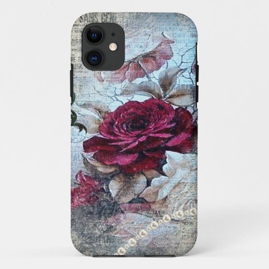 Victoriaans Roos Ephemera Case-Mate iPhone Case (Achterkant)