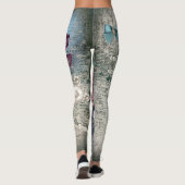 Victoriaans Roos Ephemera Chic Leggings (Achterkant)