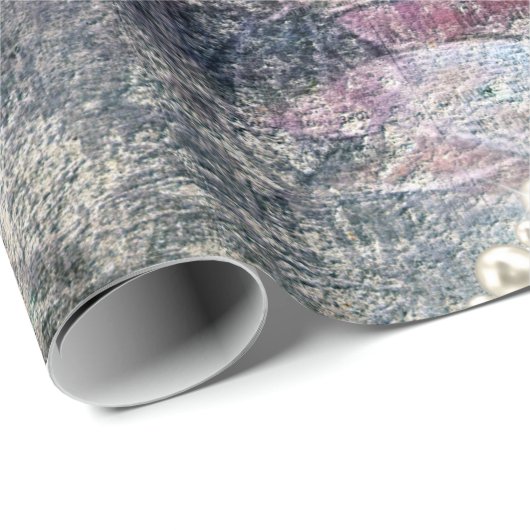 Victoriaans Roos Ephemera Gift Cadeaupapier (Rol Hoek)