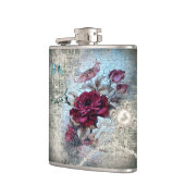 Victoriaans Roos Ephemera Heupfles (Links)