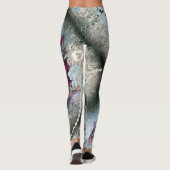 Victoriaans Roos Ephemera Leggings (Achterkant)