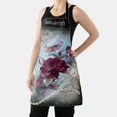 Victoriaans Roos Ephemera Schort (Insitu)