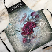 Victoriaans Roos Ephemera Schort