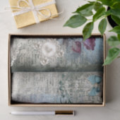 Victoriaans Roos Ephemera Tissuepapier (Geschenk)