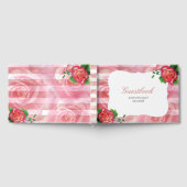 Victoriaans Roos Floral Wedding Gastenboek (Volledig)