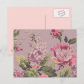 Victoriaans Roos Garden Briefkaart (Voorkant / Achterkant)