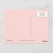 Victoriaans Roos Garden Briefkaart (Achterkant)