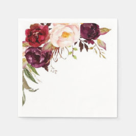Victoriaans Roos Garden Elegant Paper Napkin Servet