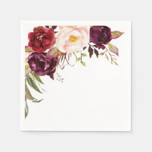 Victoriaans Roos Garden Elegant Paper Napkin Servet