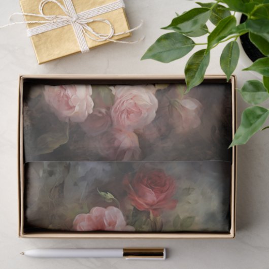 Victoriaans Roos Garden Tissuepapier (Geschenk)