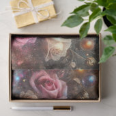 Victoriaans Roos Gold Steampunk Cat Decoupage Tissuepapier (Geschenk)