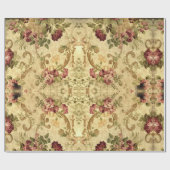  Victoriaans Roos, houtstijl Cadeaupapier (Vlak)