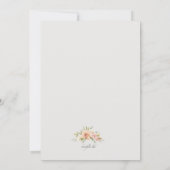 Victoriaans Roos Jubileum Uitnodiging (Achterkant)