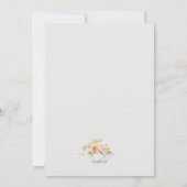 Victoriaans Roos Jubileum Uitnodiging (Achterkant)