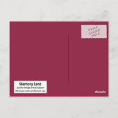 Victoriaans Roos krans meisje Briefkaart (Achterkant)