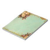 Victoriaans Roos legant papier Notitieblok (Linkerzijde)