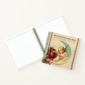  Victoriaans Roos Memorial Guest Book Notitieboek (Binnen)