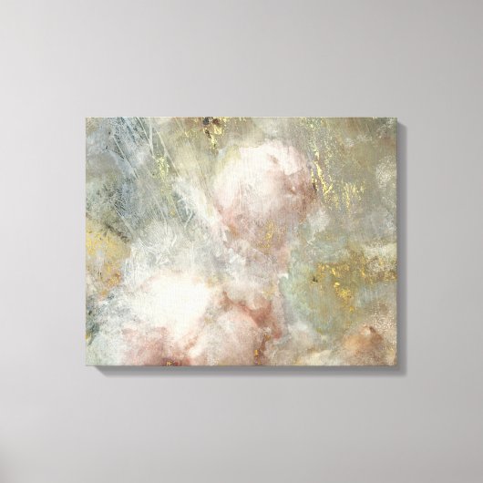 Victoriaans Roos met gouden accenten Canvas Afdruk (Voorkant)