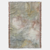  Victoriaans Roos met gouden accenten Deken (Voorkant Verticaal)