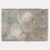 Victoriaans Roos met gouden accenten Deken (Voorkant)