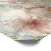  Victoriaans Roos met gouden accenten Poster (Hoek)