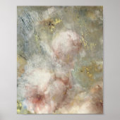  Victoriaans Roos met gouden accenten Poster (Voorkant)