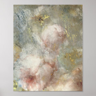 Victoriaans Roos met gouden accenten Poster