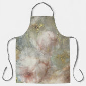  Victoriaans Roos met gouden accenten Schort (Voorkant)